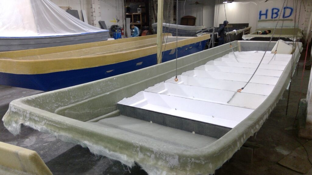 New boat being built.